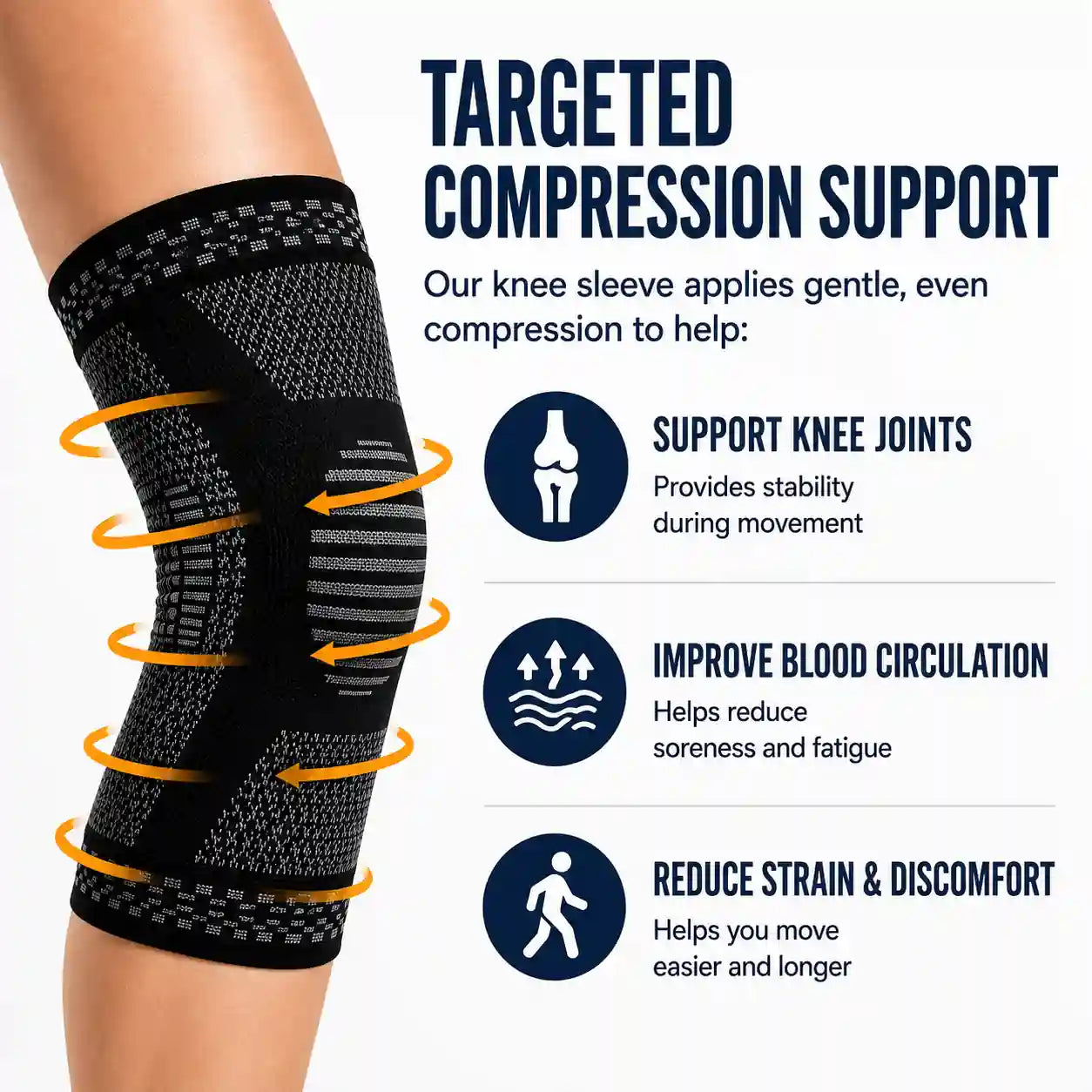 Knee Compression Sleeve Mova Health